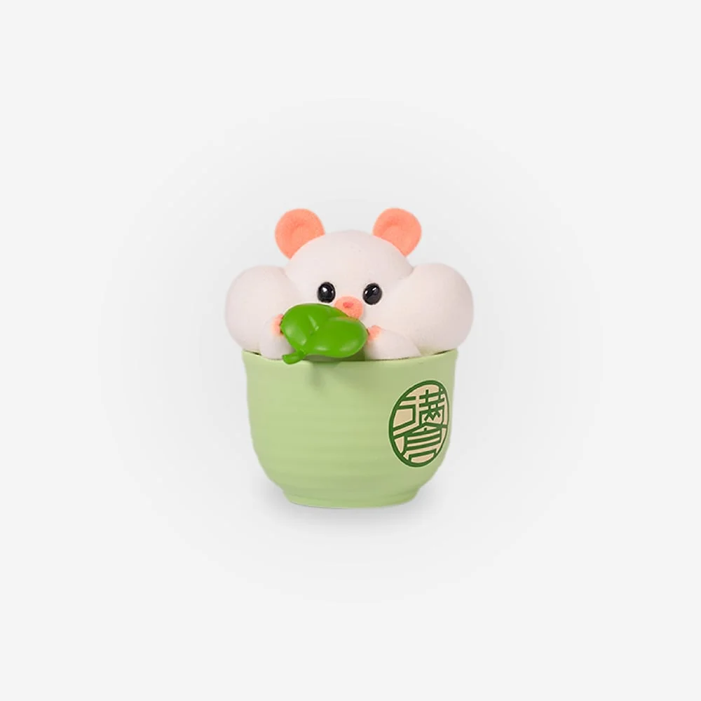 FLOCKING RICH HAMSTER - Hamster's Daily life 4~7cm Blind Box - 1 Unidade